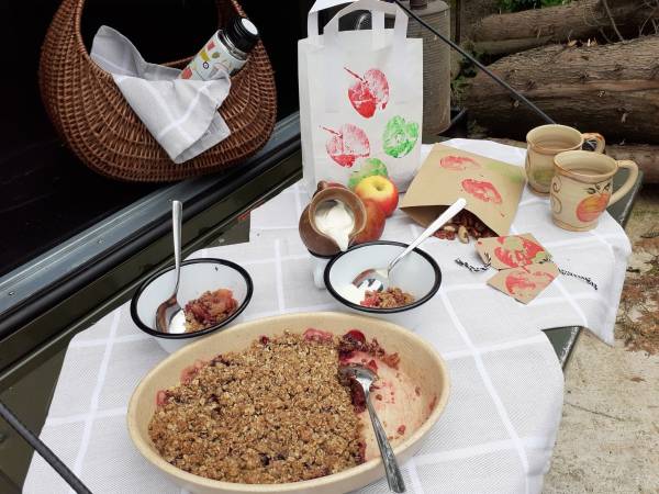 Apple and Berry Crumble Recipe - From The Barn