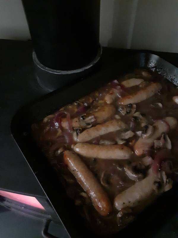 Sausages and Gravy Recipe - From The Barn