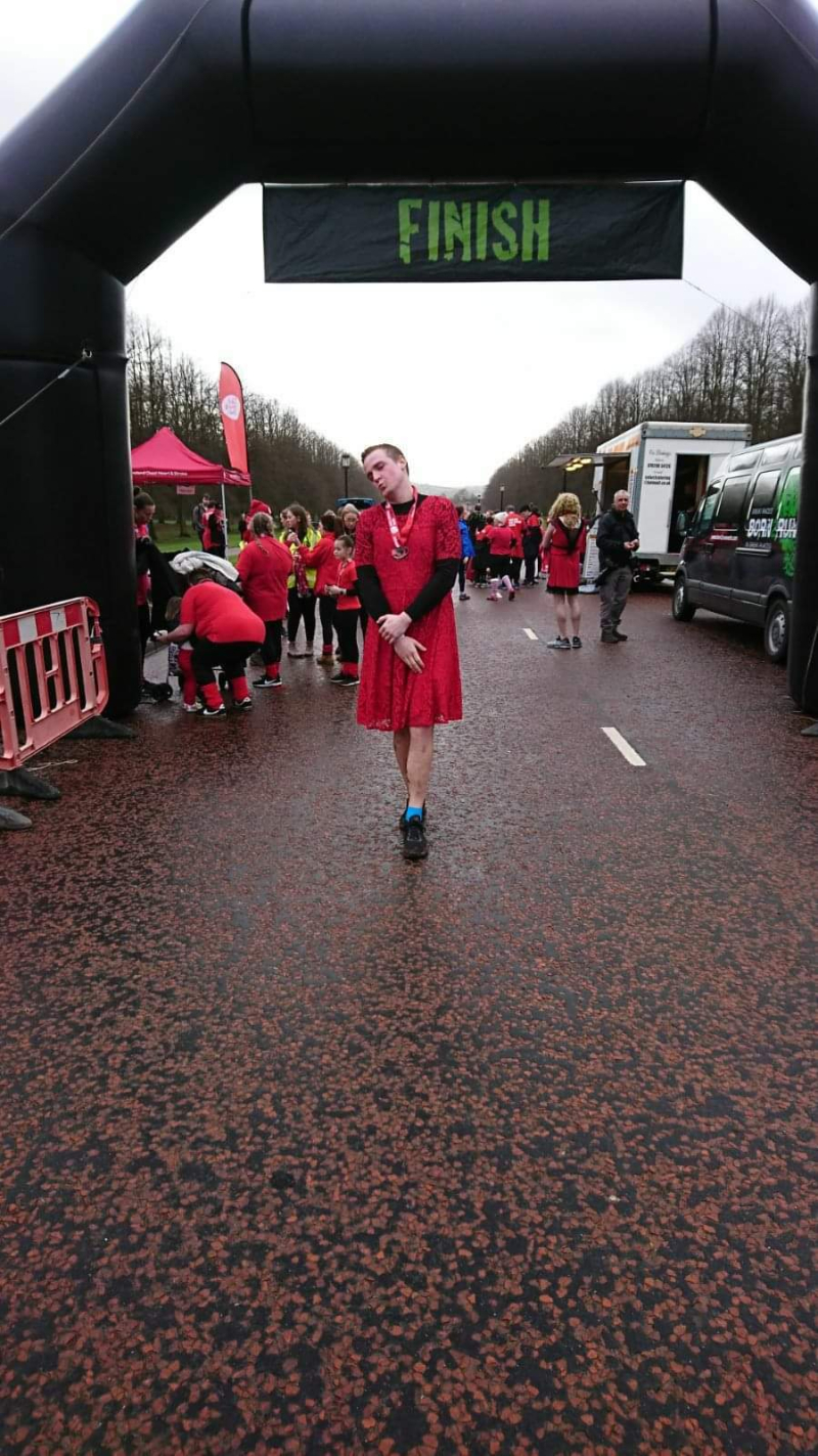 SAM REID RED DRESS FUN RUN 2022