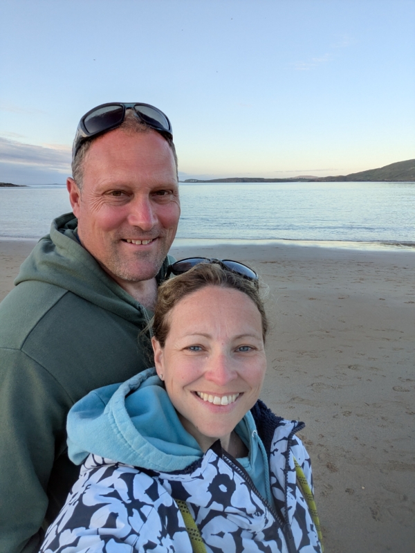 Claire and husband