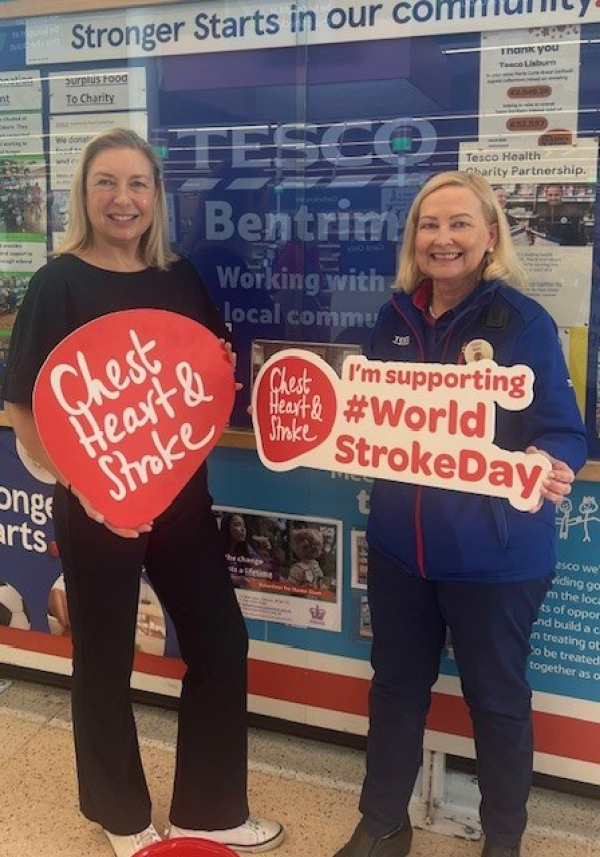 Tesco World Stroke Day PR pic