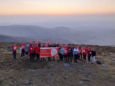 Twilight hike group