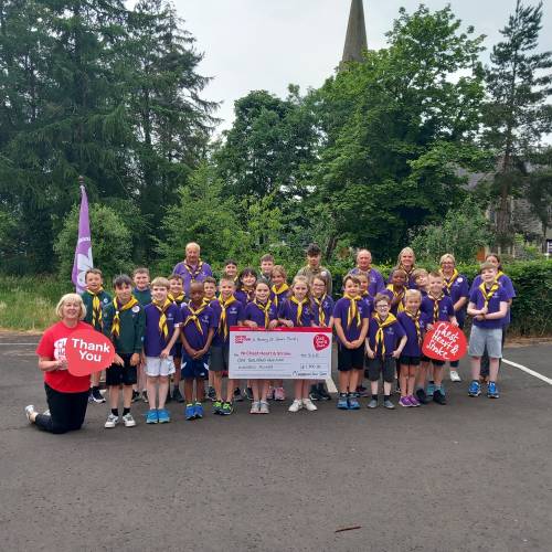 First Cullybackey Scout Group fundraiser 2023 in memory of James Birrell