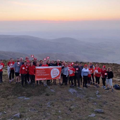 Twilight hike group