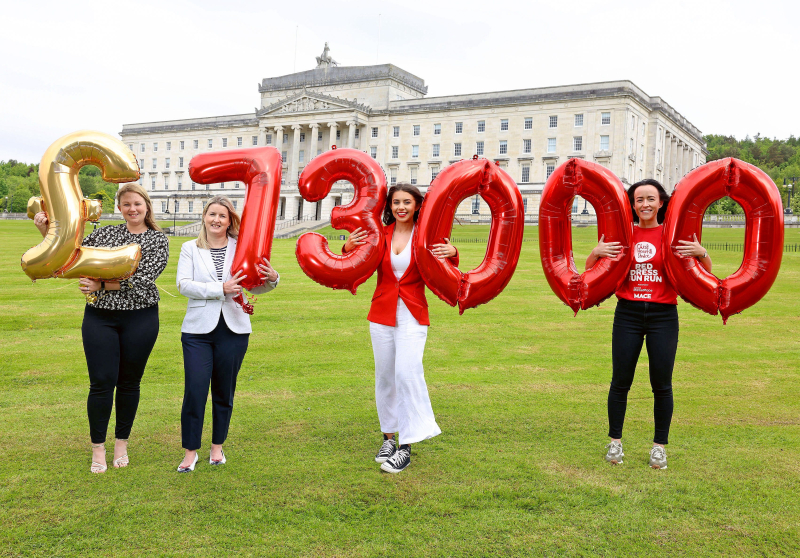 <p>L to R: Lisa Andrews, Musgrave MarketPlace, Diane Anthony, Musgrave, Gaby Johnston, Miss Northern Ireland 2023 finalist, and Tara Currie, NICHS.</p>