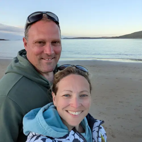 Claire and husband