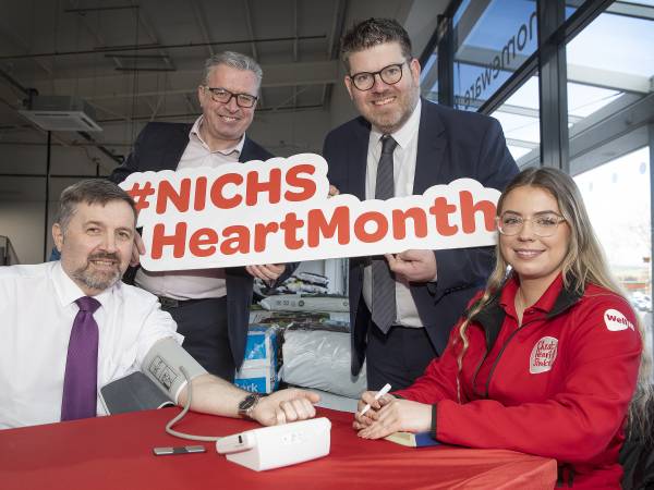 Health Minister shows heart for the health of Antrim