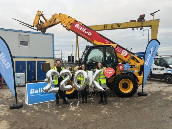 Balloo Hire raises over £20,000 to help make a difference in the local community