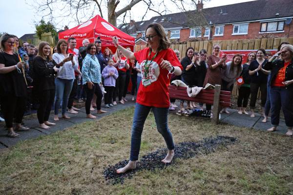 Fright Night Firewalk Aims To Raise Thousands For Local Charity