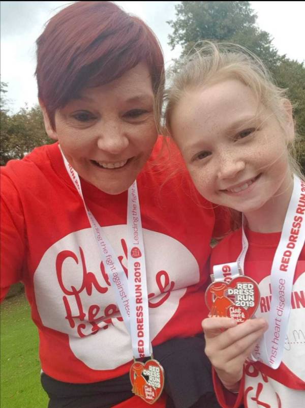 Carrickfergus mum takes on charity run to mark 10th anniversary of heart attack