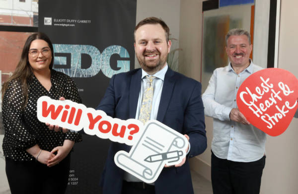 Elliott Duffy Garrett Solicitors team up with NI Chest Heart & Stroke to support the fight against Long COVID