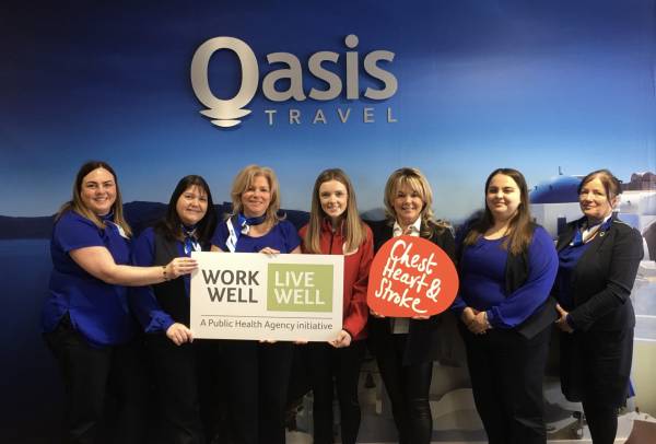 Oasis Travel Demonstrate Care for Employees with the Work Well Live Well Programme