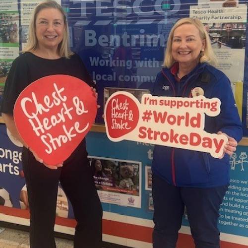 Tesco World Stroke Day PR pic