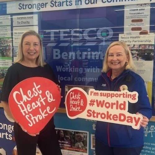 Tesco World Stroke Day PR pic