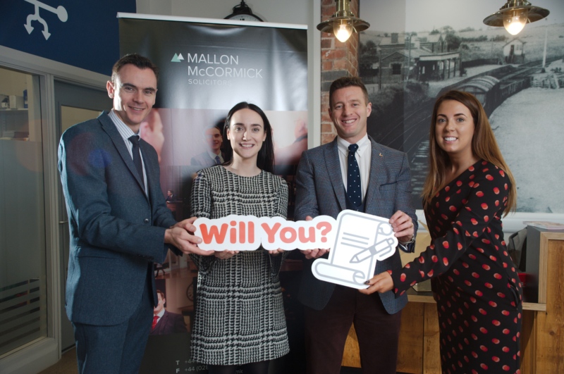 <p>Mallon McCormick Solicitors in Maghera will be waiving their fee for will-writing services with clients and instead, donating to leading local health charity Northern Ireland Chest Heart and Stroke.</p>