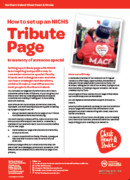 How to Set Up an NICHS Tribute Page thumbnail