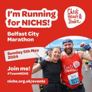 NICHS I'm taking part Belfast City Marathon Square thumbnail