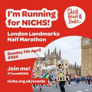 NICHS I'm taking part London Landmarks Half Marathon Square thumbnail
