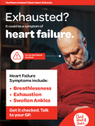 NICHS Heart Failure 'Exhausted?' A4 Poster thumbnail