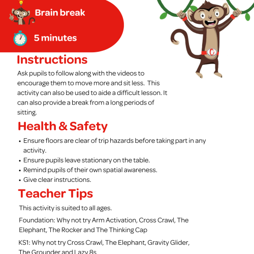 2 Brain Gym Lesson Plan