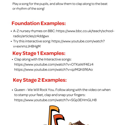 35 Clap in Time Activity Sheet