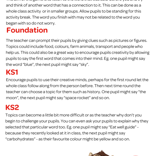 48 Connect Activity Sheet