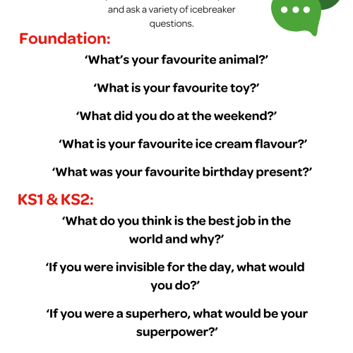 65 Speed Chatting Activity Sheet