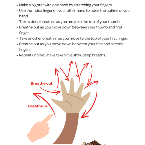 66 Star Breathing Activity Example Sheet