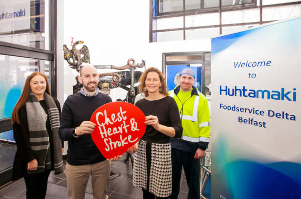 Huhtamaki announce new charity partnership with Northern Ireland Chest Heart & Stroke