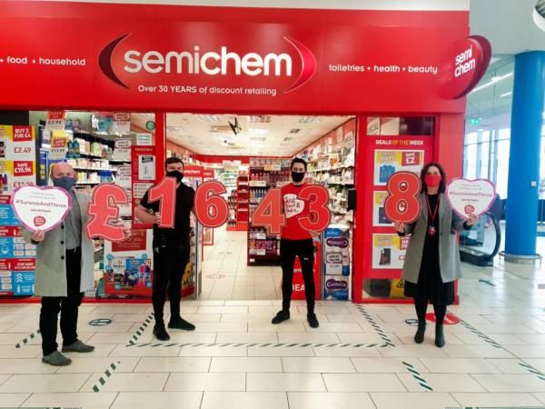 Semichem raise staggering £16k for NICHS through UK-wide charity partnership